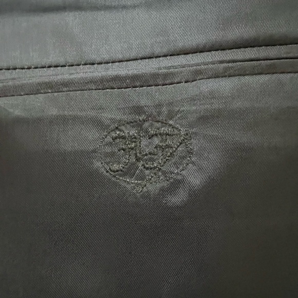 Hickey Freeman Charcoal Pinstripe Blazer Size 44L - Picture 5 of 6